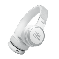 JBL Live 670NC - White - Wireless On-Ear Headphones with True Adaptive Noise Cancelling - Hero